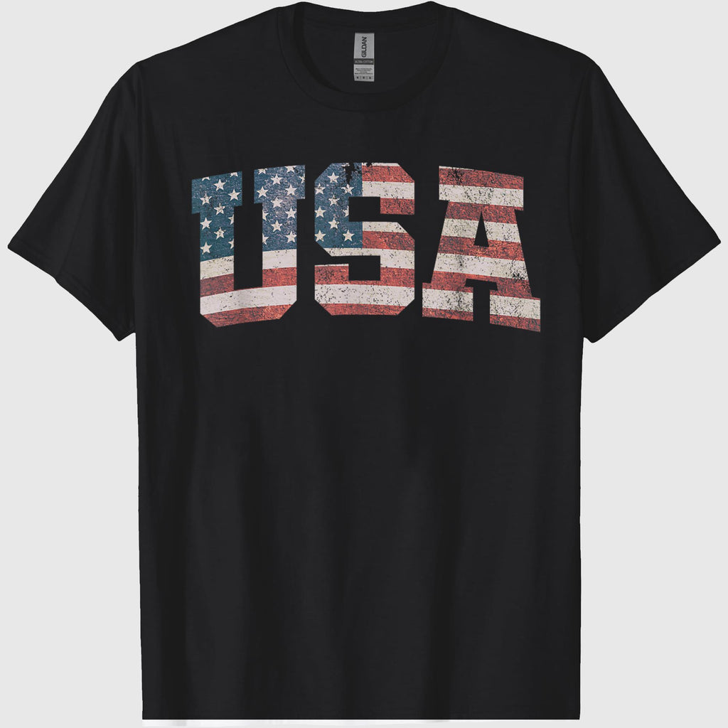 4th of July Shirts for Men and Women USA Flag Patriotic America Tees T Shirts