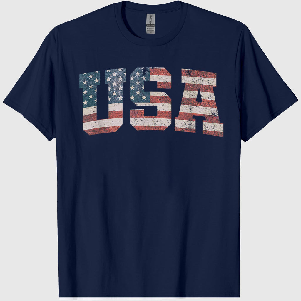 4th of July Shirts for Men and Women USA Flag Patriotic America Tees T Shirts