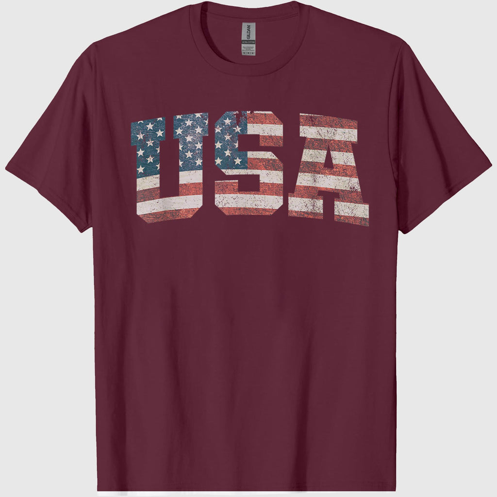 4th of July Shirts for Men and Women USA Flag Patriotic America Tees T Shirts