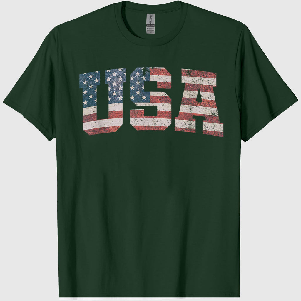 4th of July Shirts for Men and Women USA Flag Patriotic America Tees T Shirts