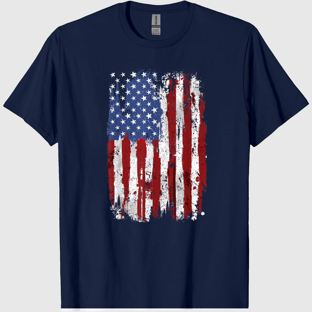 4th of July Shirts for Men and Women USA Flag Patriotic Tees American Flag T Shirts