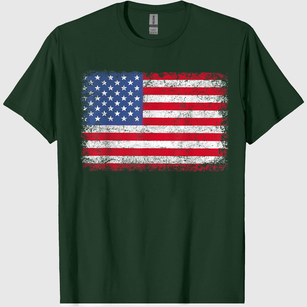 Patriotic USA Flag 4th of July for Men Women Kids Boys Girls T-Shirt