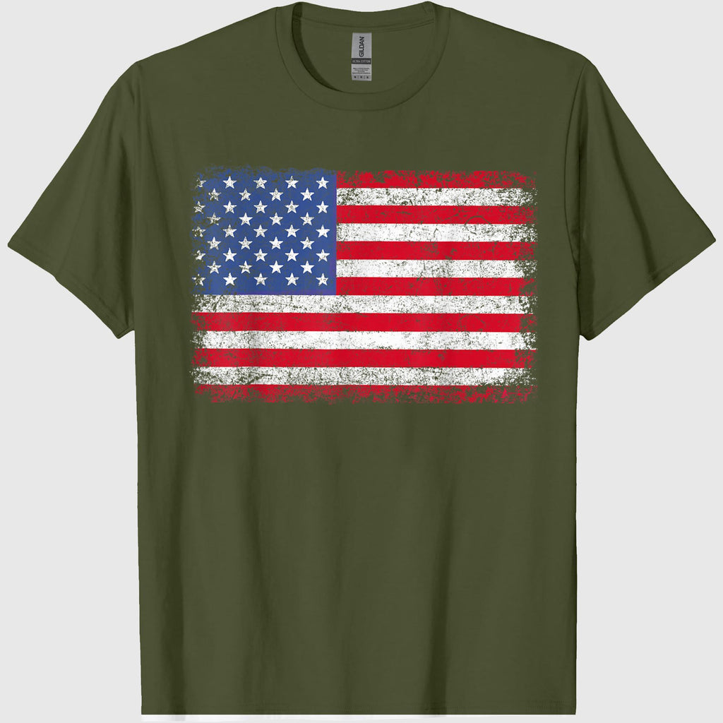 Patriotic USA Flag 4th of July for Men Women Kids Boys Girls T-Shirt