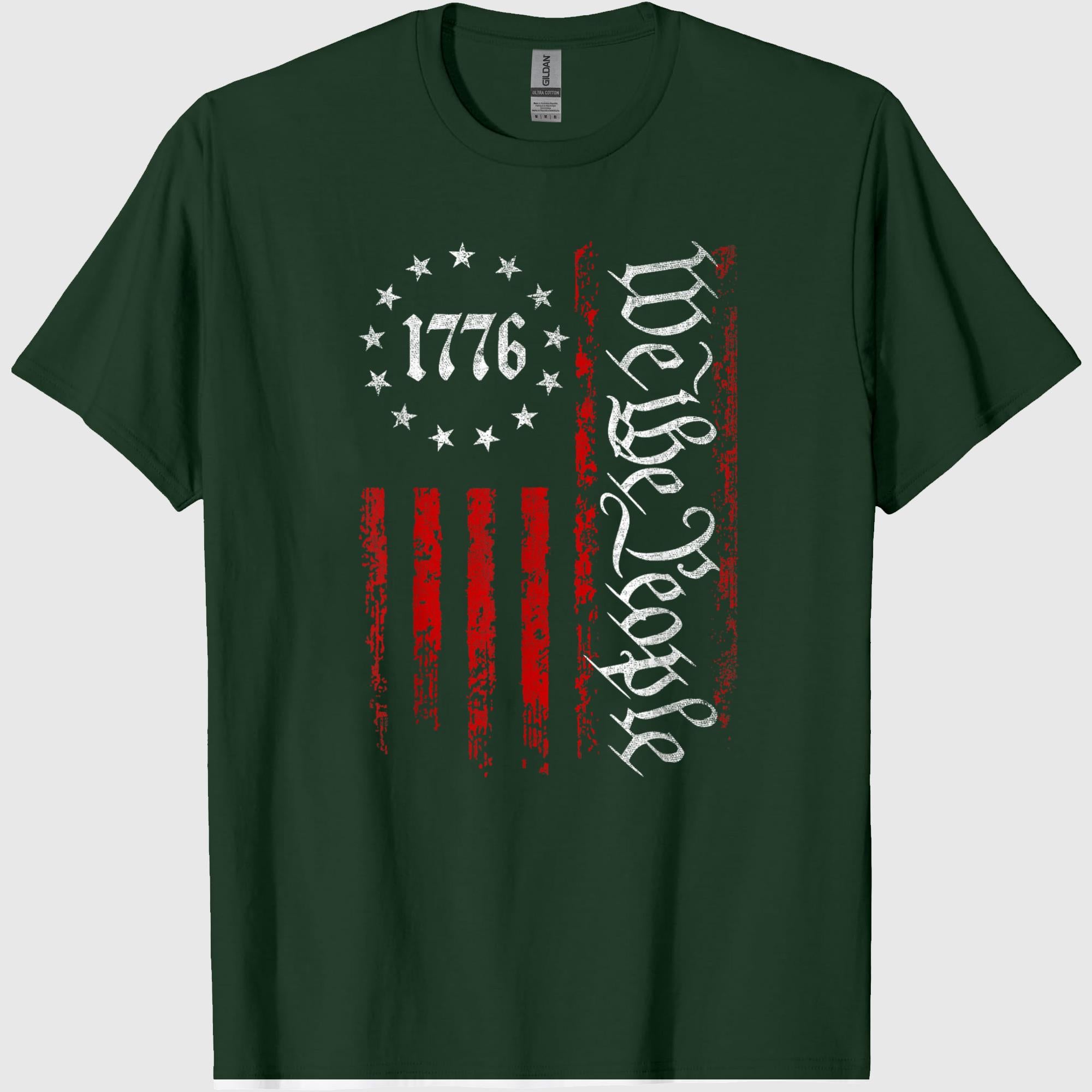 US Flag Constitution of The USA Patriotic 4th of July T-Shirt